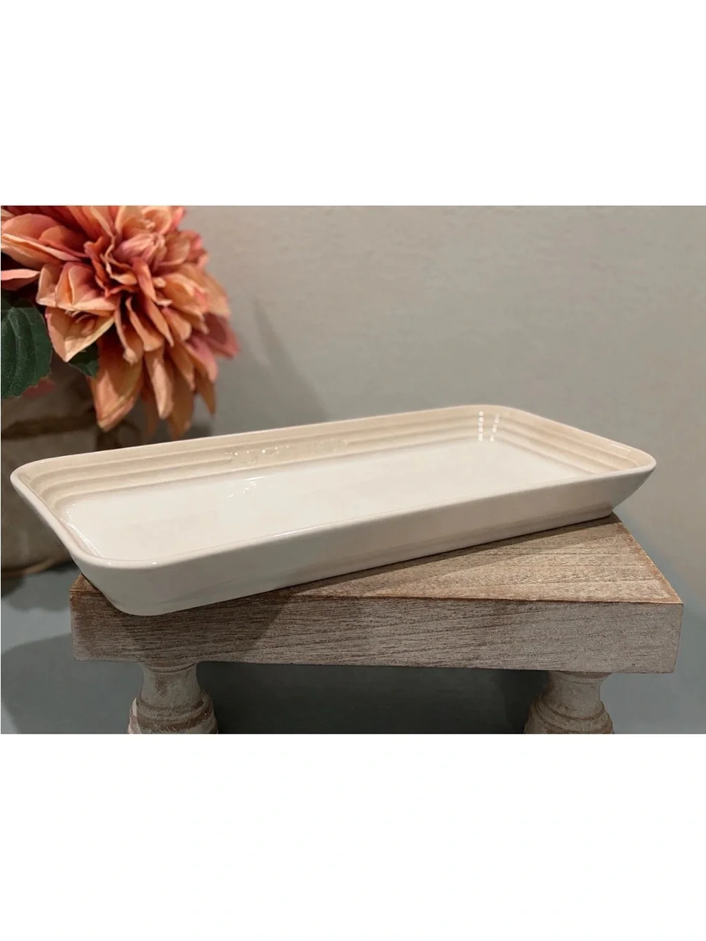 Le Creuset Stoneware Leger Rectangular Plate 25cm / 5